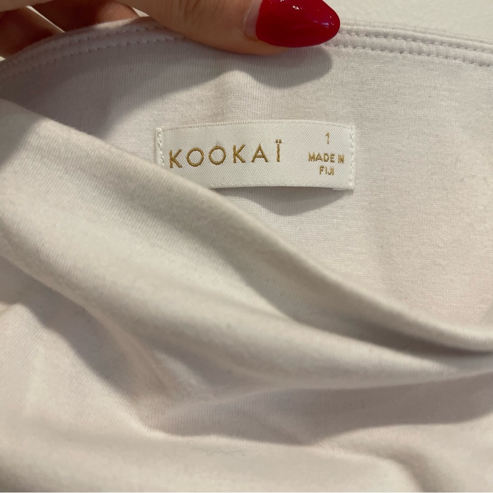 Kookai white body con dress - Picture 2 of 3